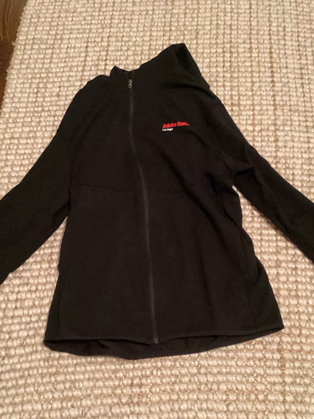 Black Full-Zip Bomber Jacket